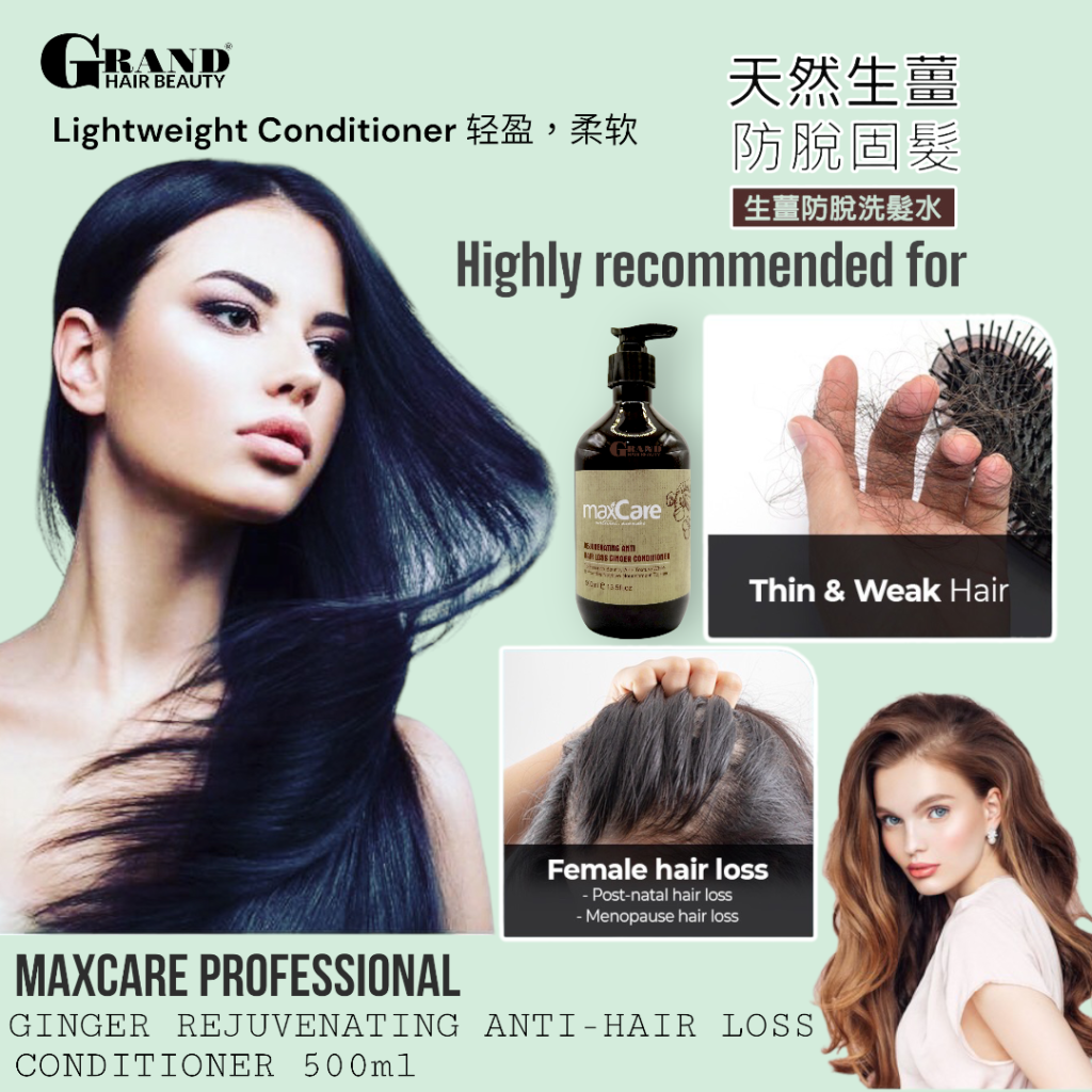 Maxcare Ginger Rejuvenating Anti-Hair Loss Conditioner 500ml - Grand ...
