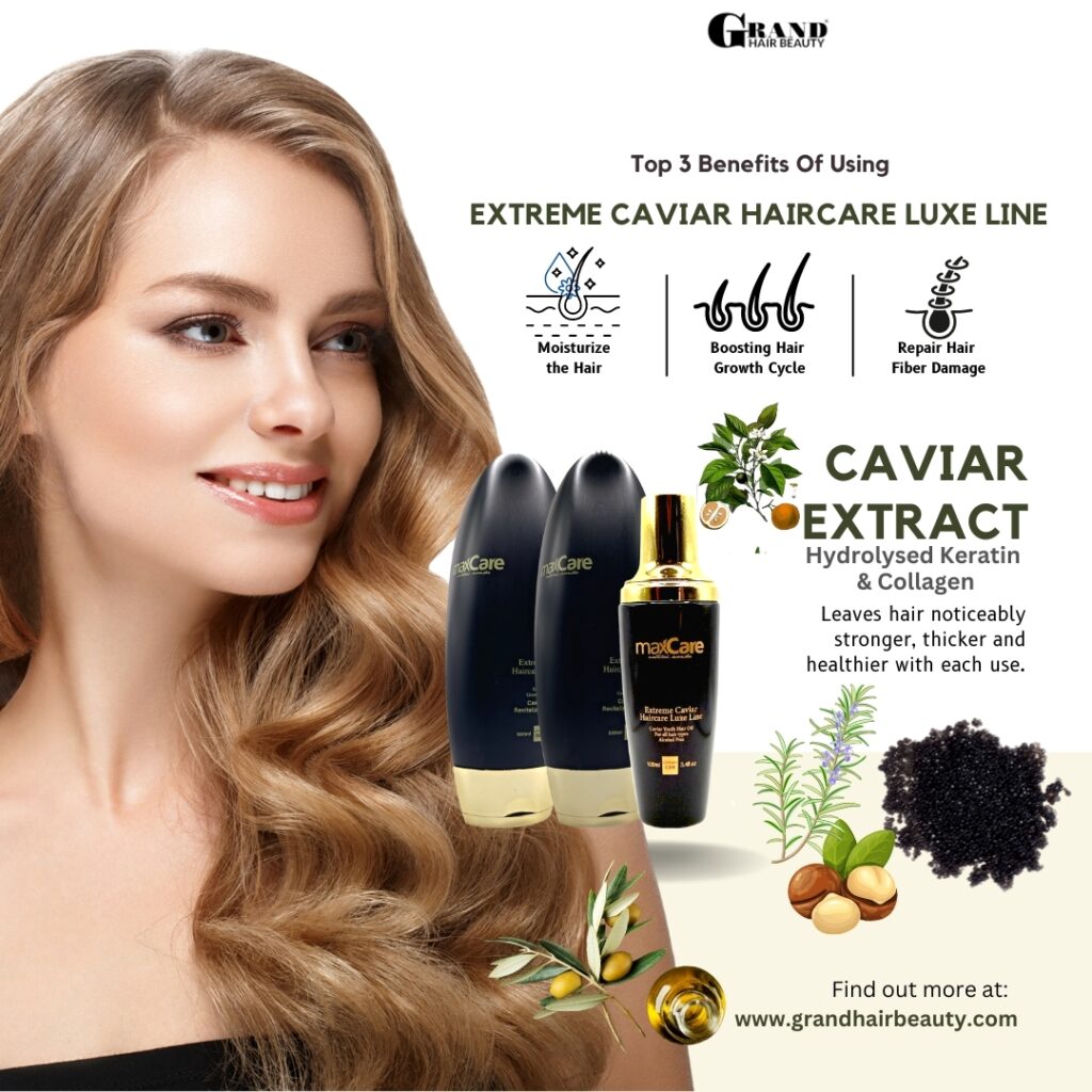 Maxcare Caviar Youth Revitalizing Conditioner 500ml - Grand Hair Beauty