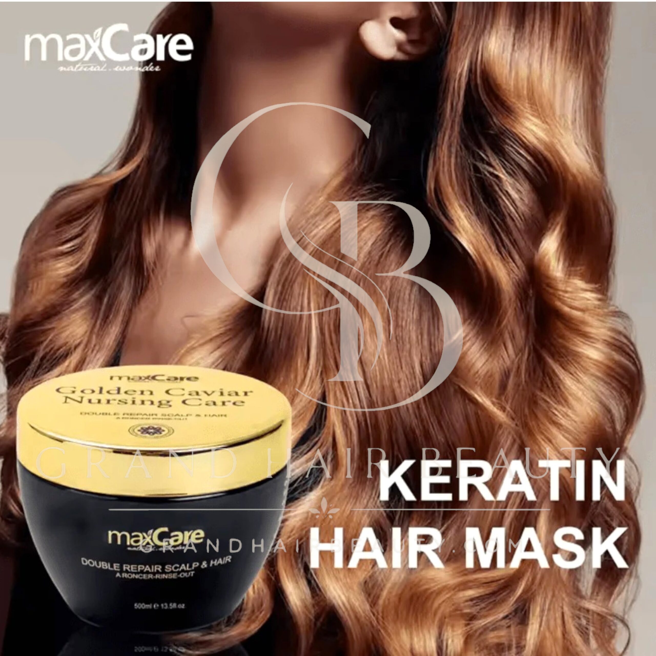 Maxcare Caviar Double Repair Hair Mask 500ml - Image 2