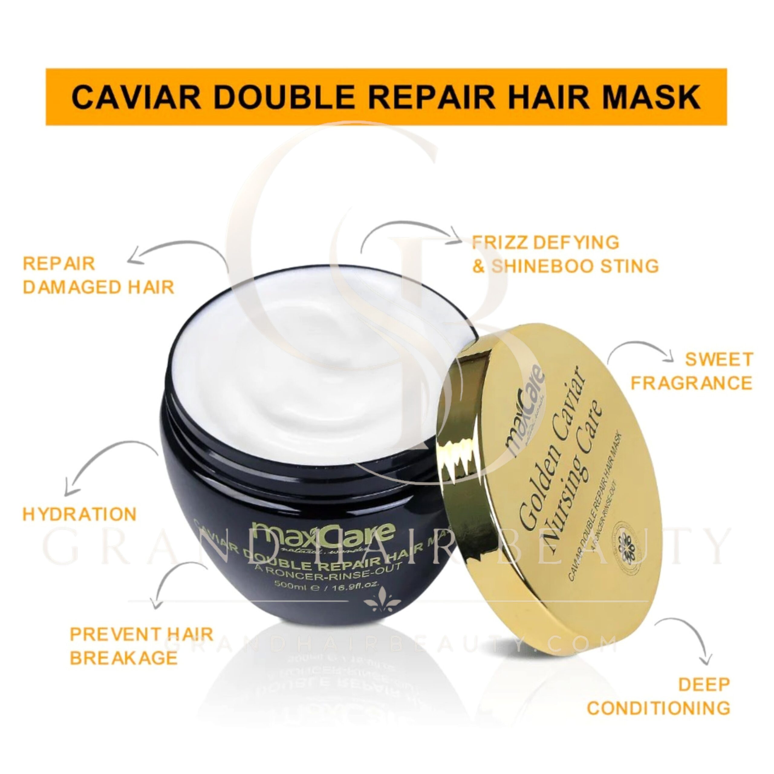 Maxcare Caviar Double Repair Hair Mask 500ml - Image 5