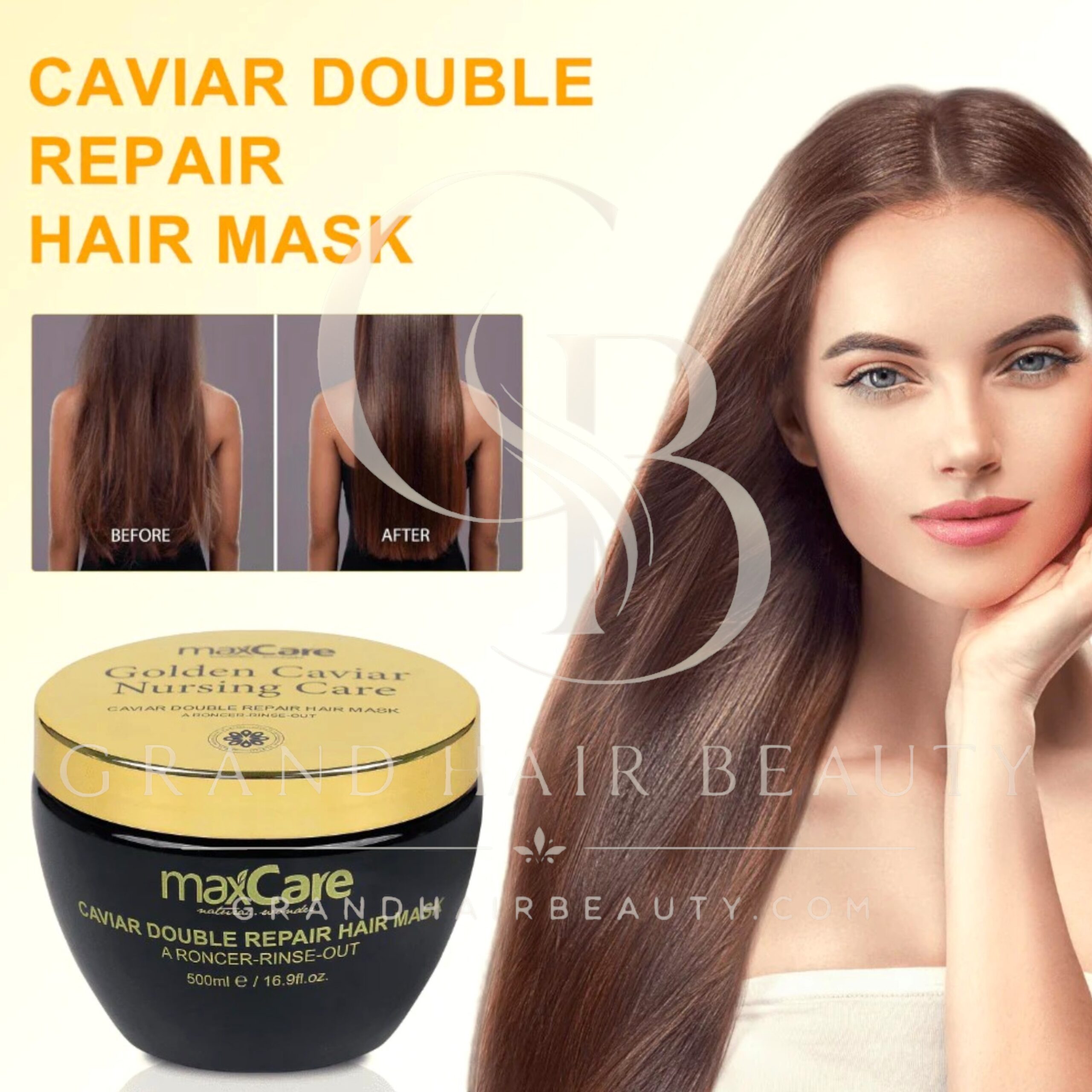Maxcare Caviar Double Repair Hair Mask 500ml - Image 6