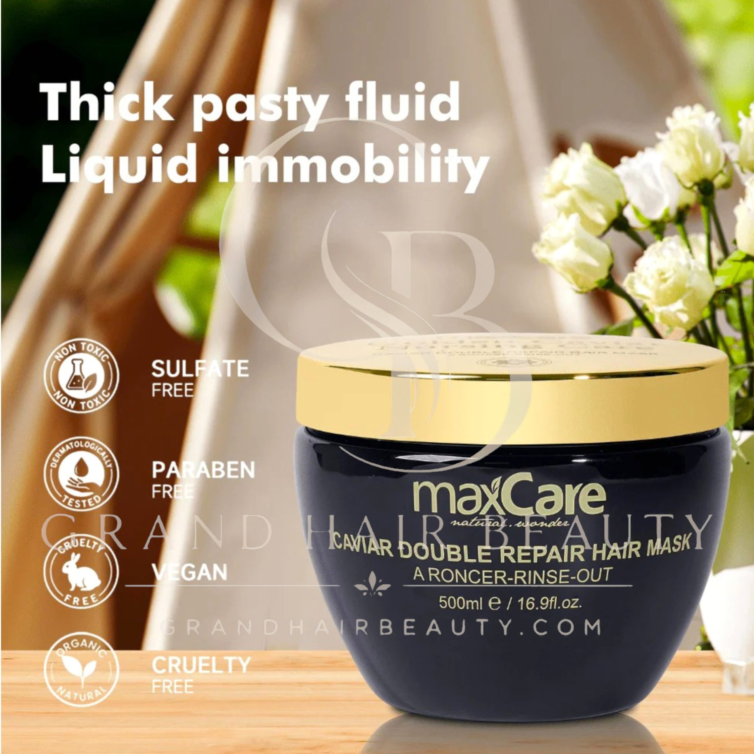 Maxcare Caviar Double Repair Hair Mask 500ml - Image 7